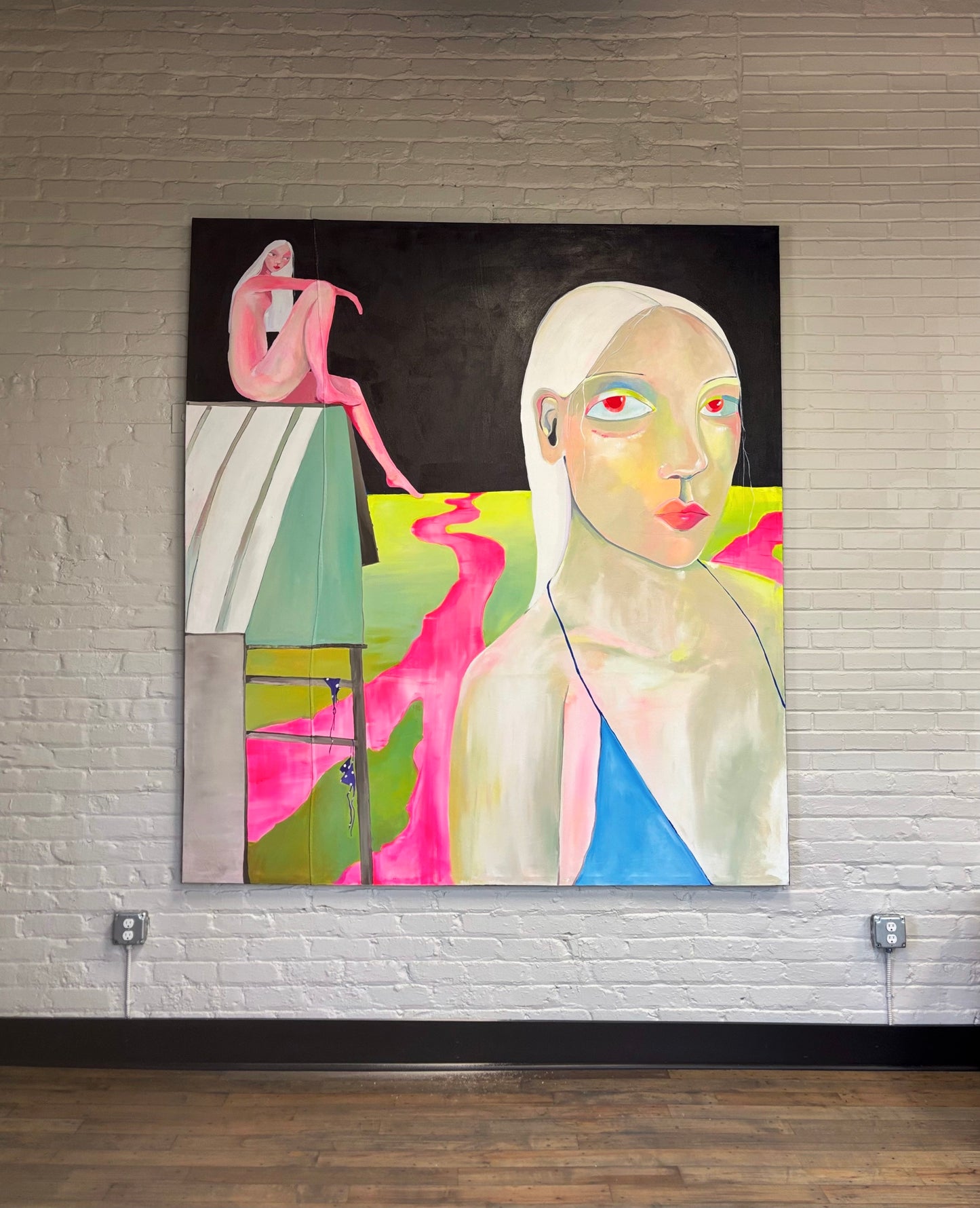 Where Did The Sun Go?, 70x78"