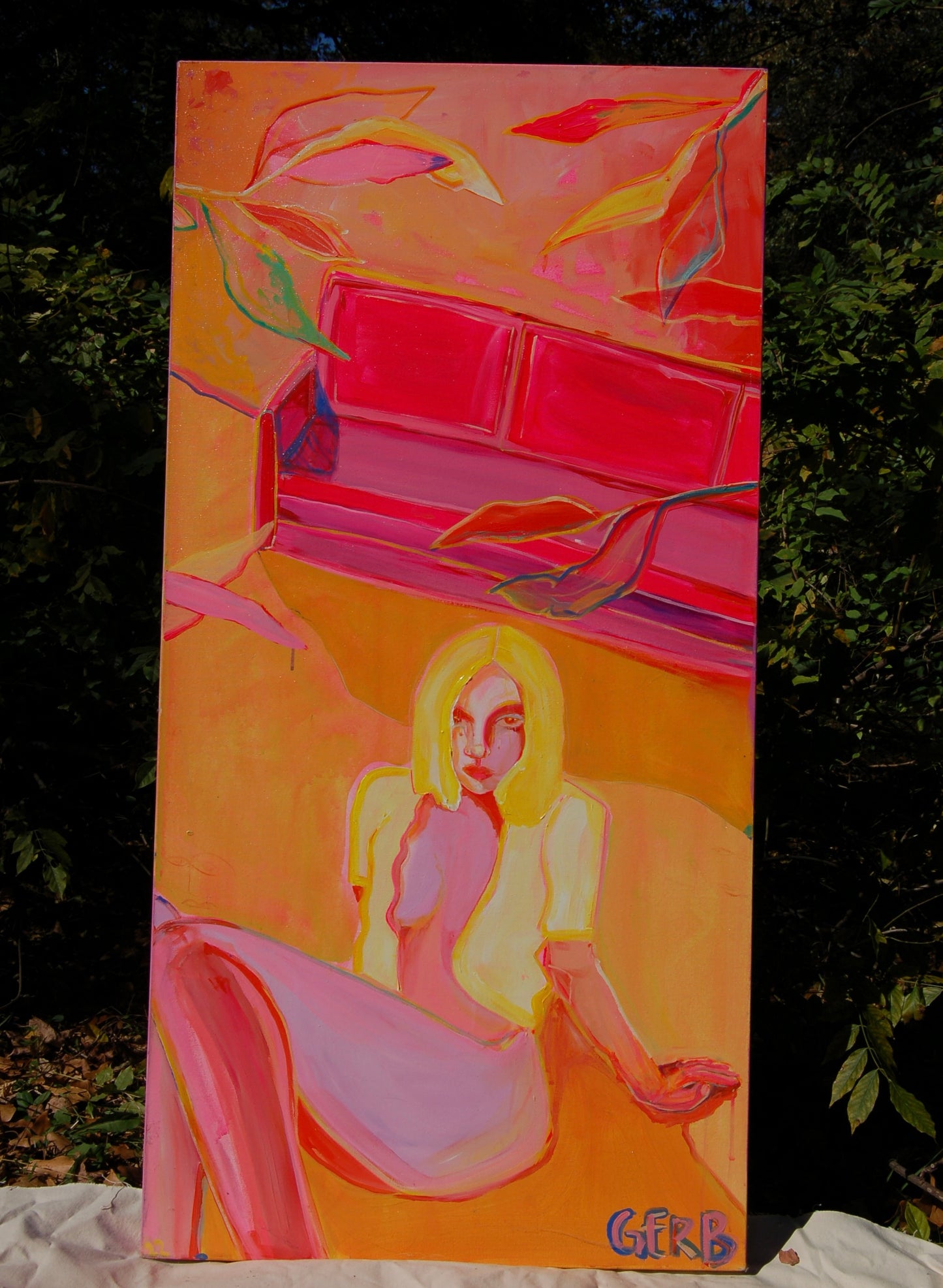 Orange Sherbet and The Pink Couch