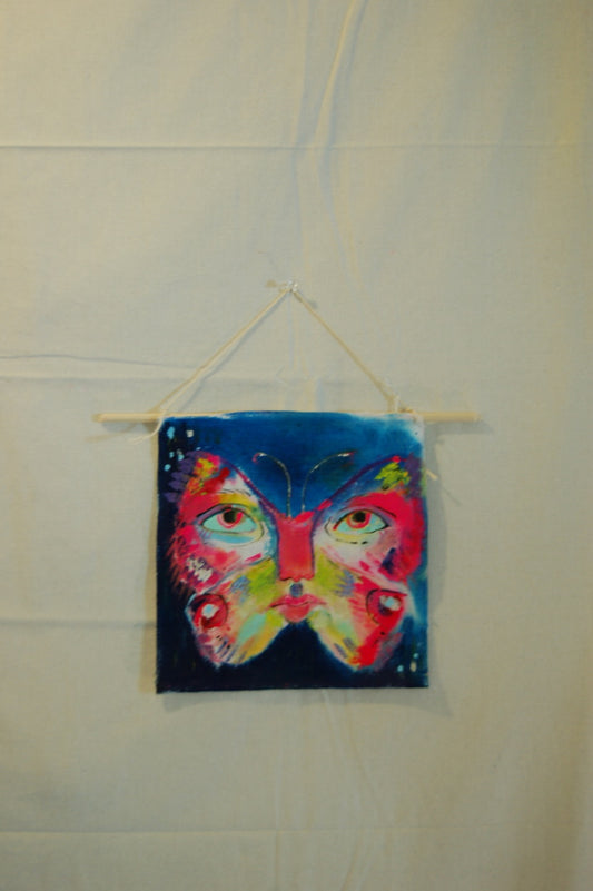Hanging Original: Butterfly Face