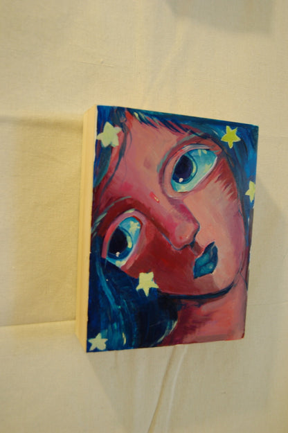 Little Star: Acrylic on Panel