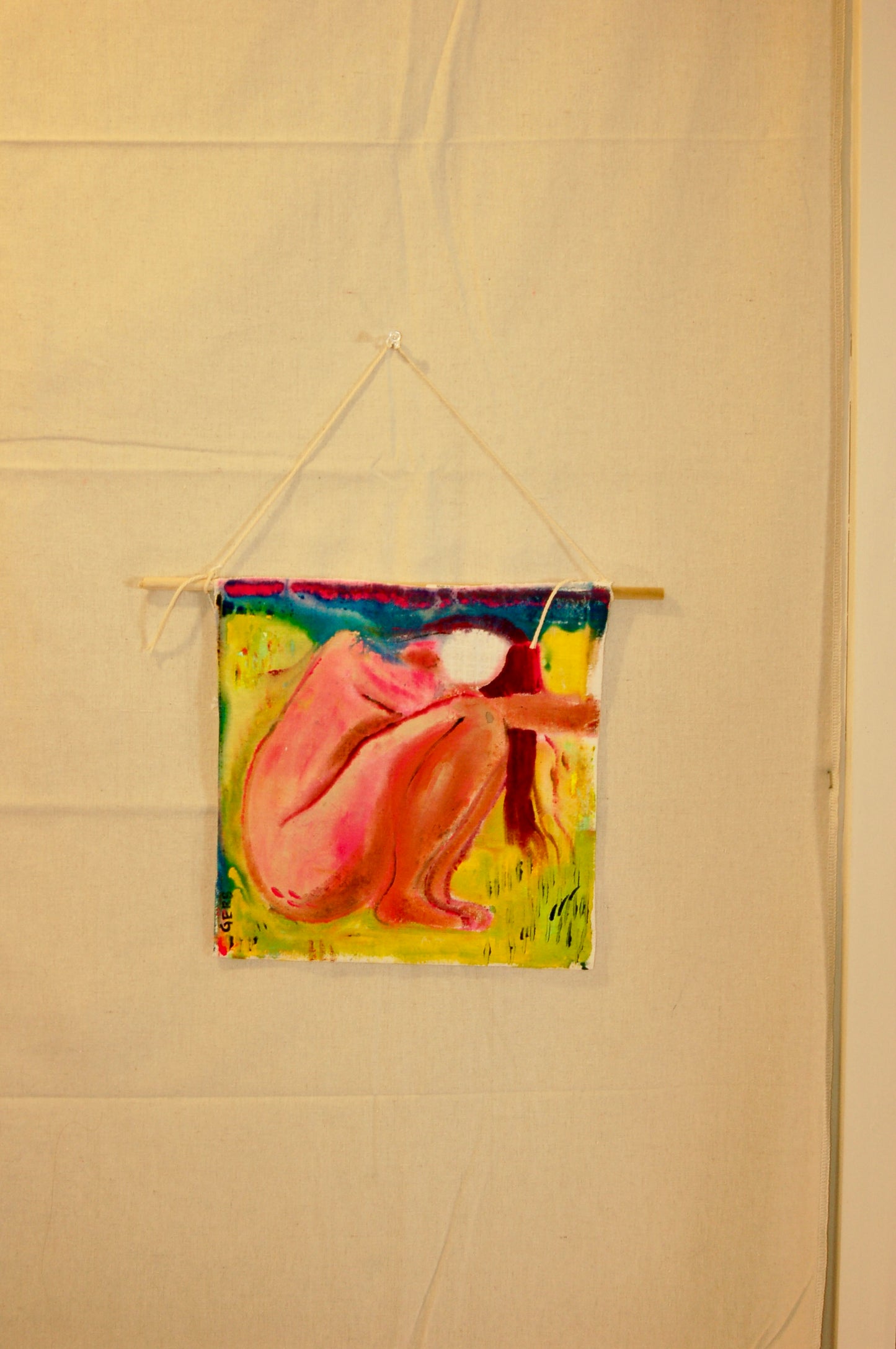 Hanging Original: Sitting Girl