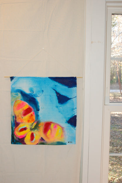 Hanging Original: Moth & Girl