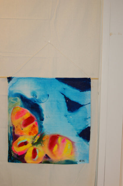 Hanging Original: Moth & Girl