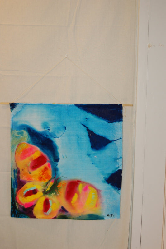 Hanging Original: Moth & Girl