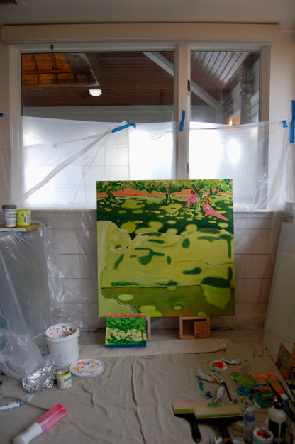 Under The Shadows, 36x36"