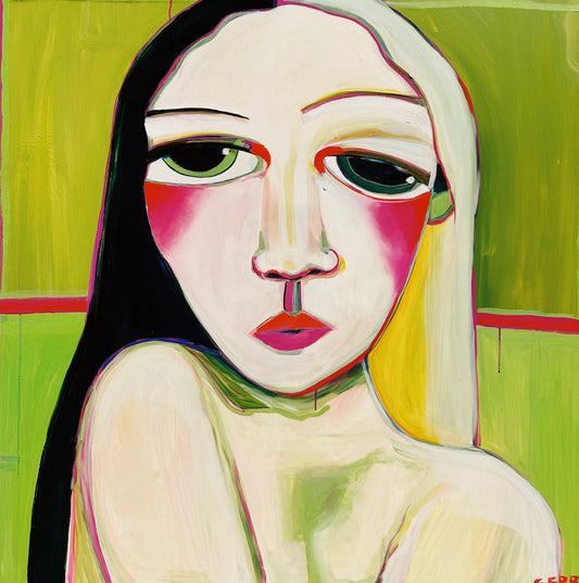 Wanna Play Mermaids?, 48x48"