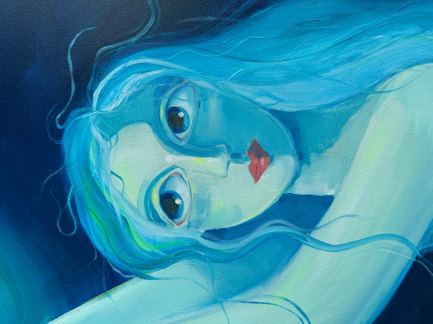 Moon Bath, 24x30"