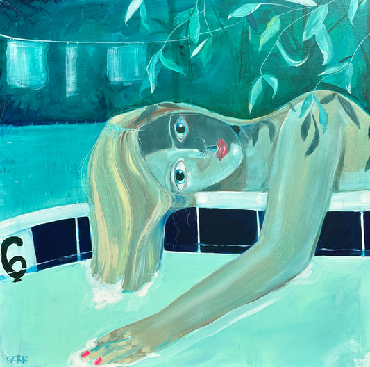 Cicada Sound, 36x36"