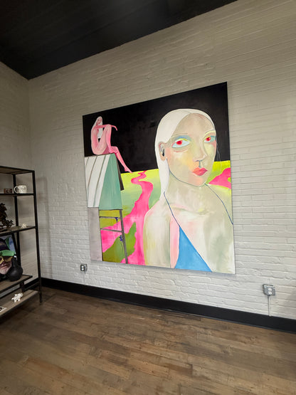 Where Did The Sun Go?, 70x78"
