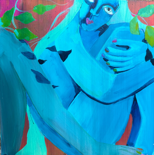 By Her Side, 18x18"