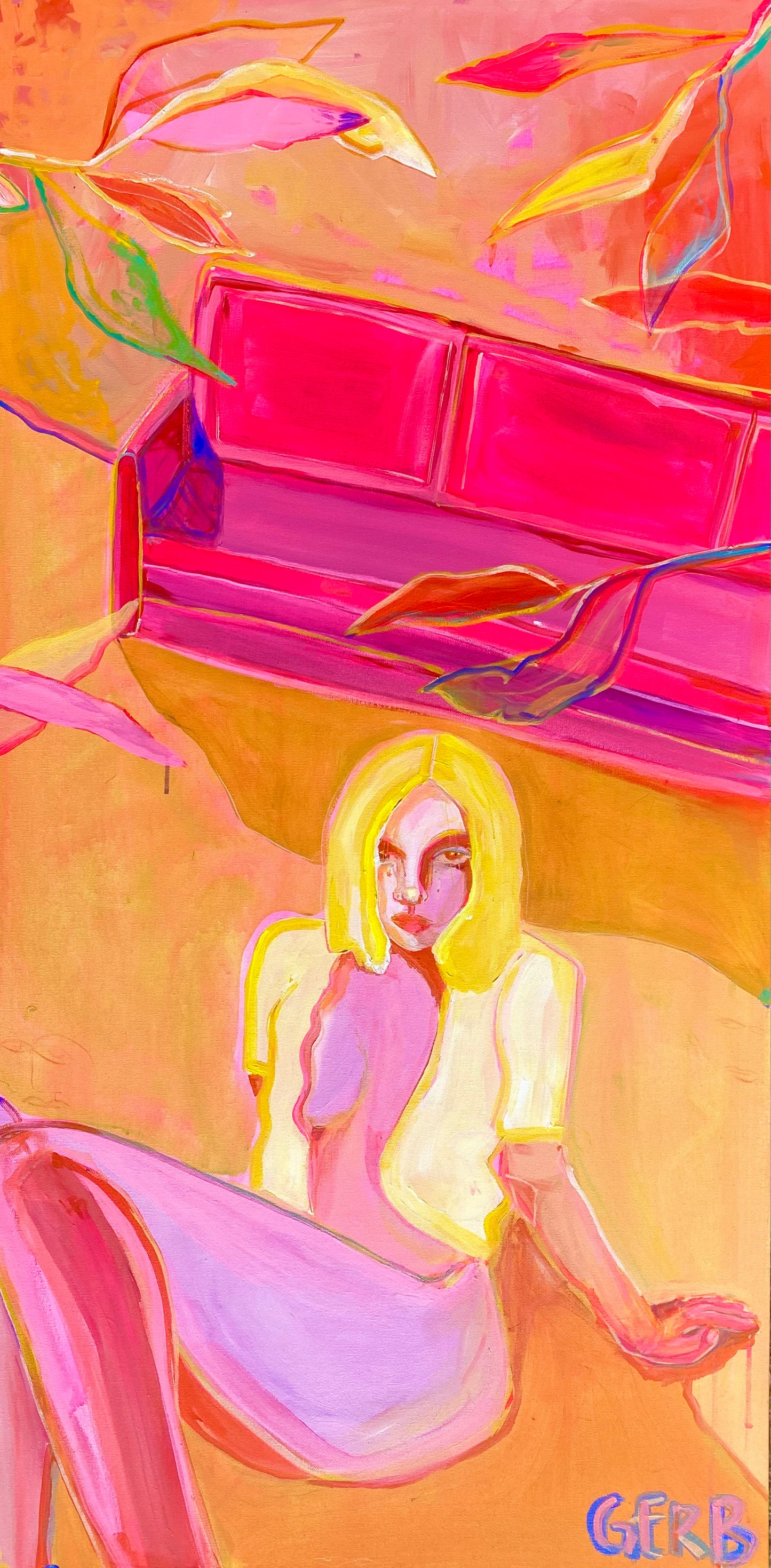 Orange Sherbet and The Pink Couch