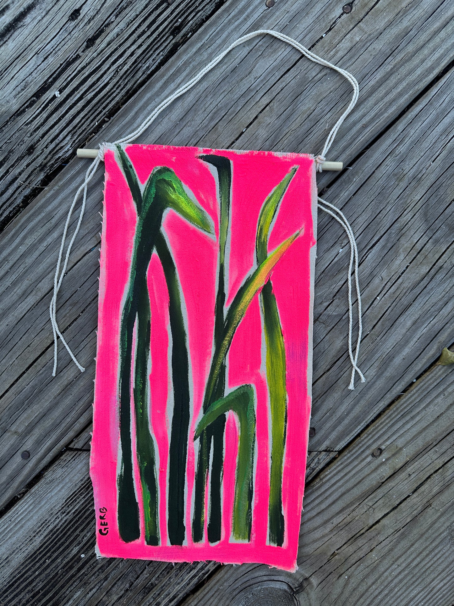 Hanging Original: Marsh Grass