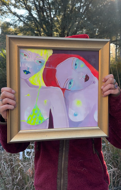 Late Nights in July: Framed Original