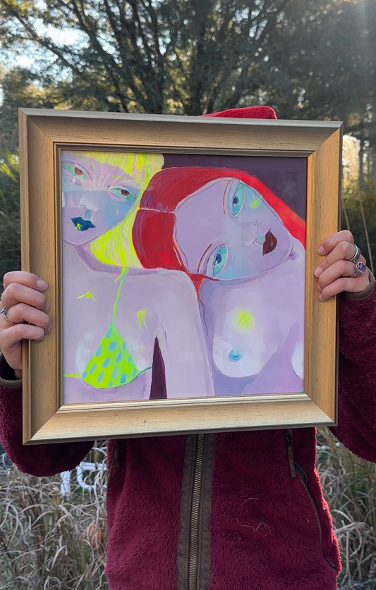 Late Nights in July: Framed Original