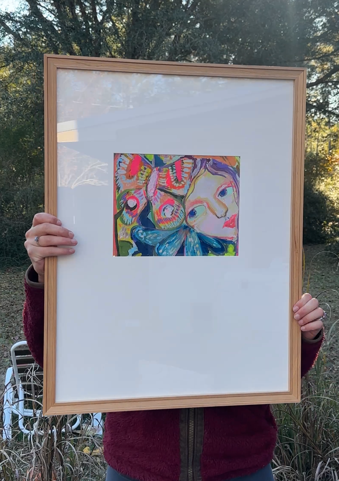 August: Framed Original