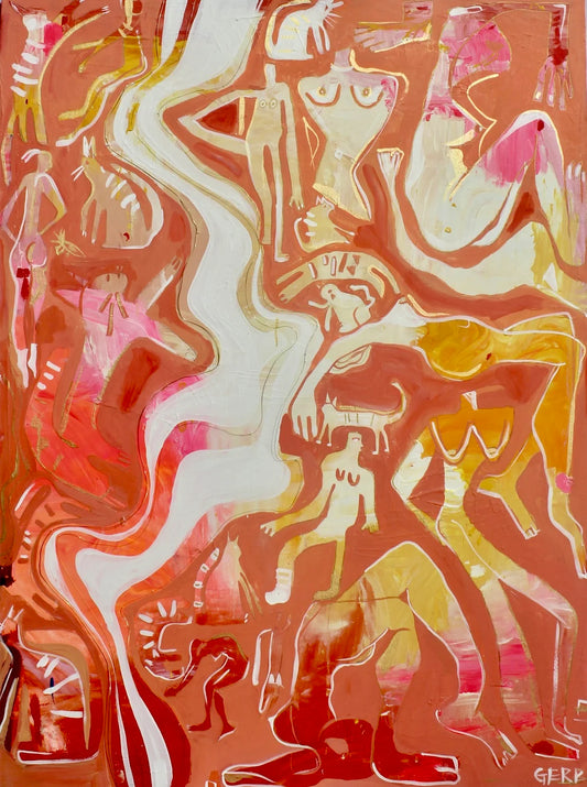 Pussy Cat, 36x48"