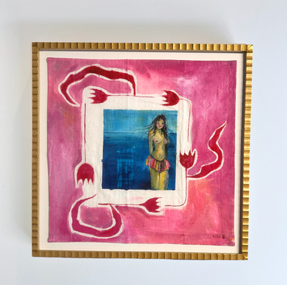 Beach Baby 20x20"