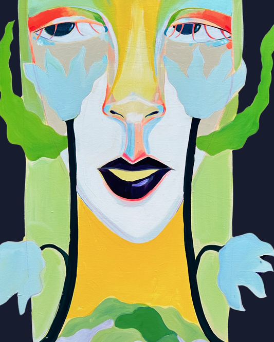 Moon Flower, 36x60"